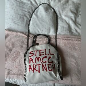 STELLA MCCARTNEY White Ed Curtis Edition Falabella Mini Tote